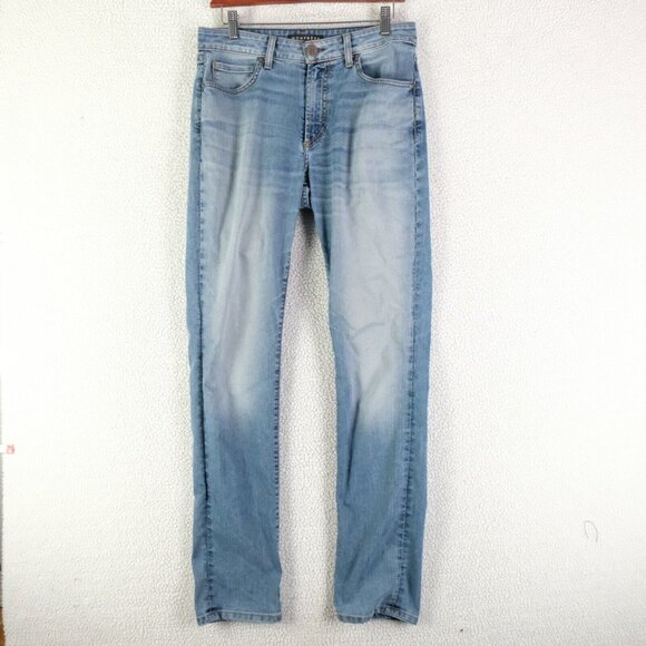 Monfrere Jeans Mens 30X33 Blue Skinny Stone Wash Lightweight Stretch Denim - Picture 1 of 12
